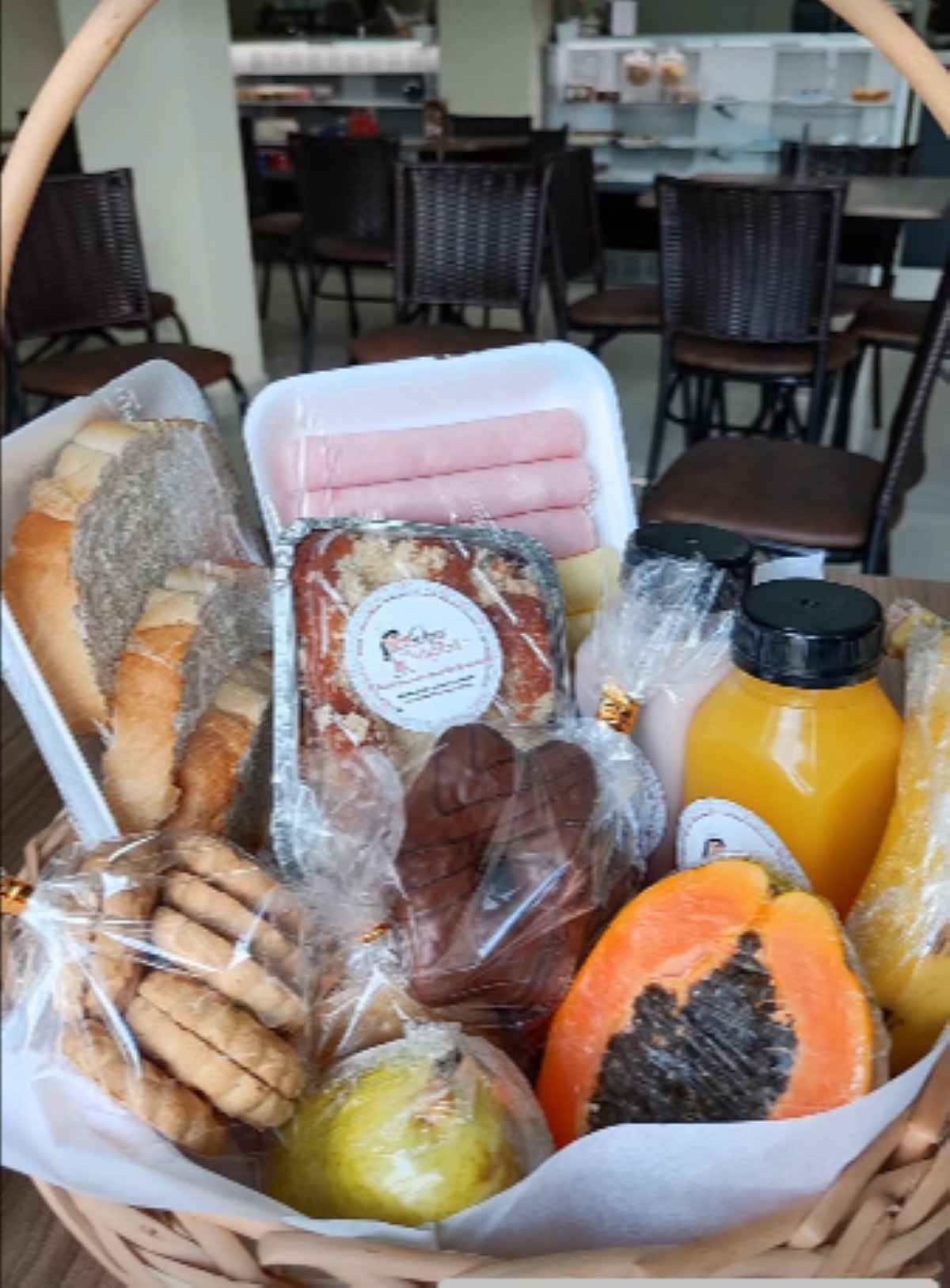 Cesta de café da manhã